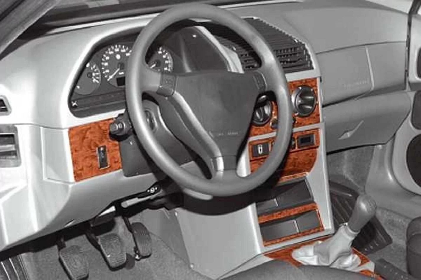 Alfa Romeo 145 146 09,94 - 03,97 Súprava obloženia palubnej dosky 3D interiéru Dekorácia palubnej dosky 15 dielov - 1
