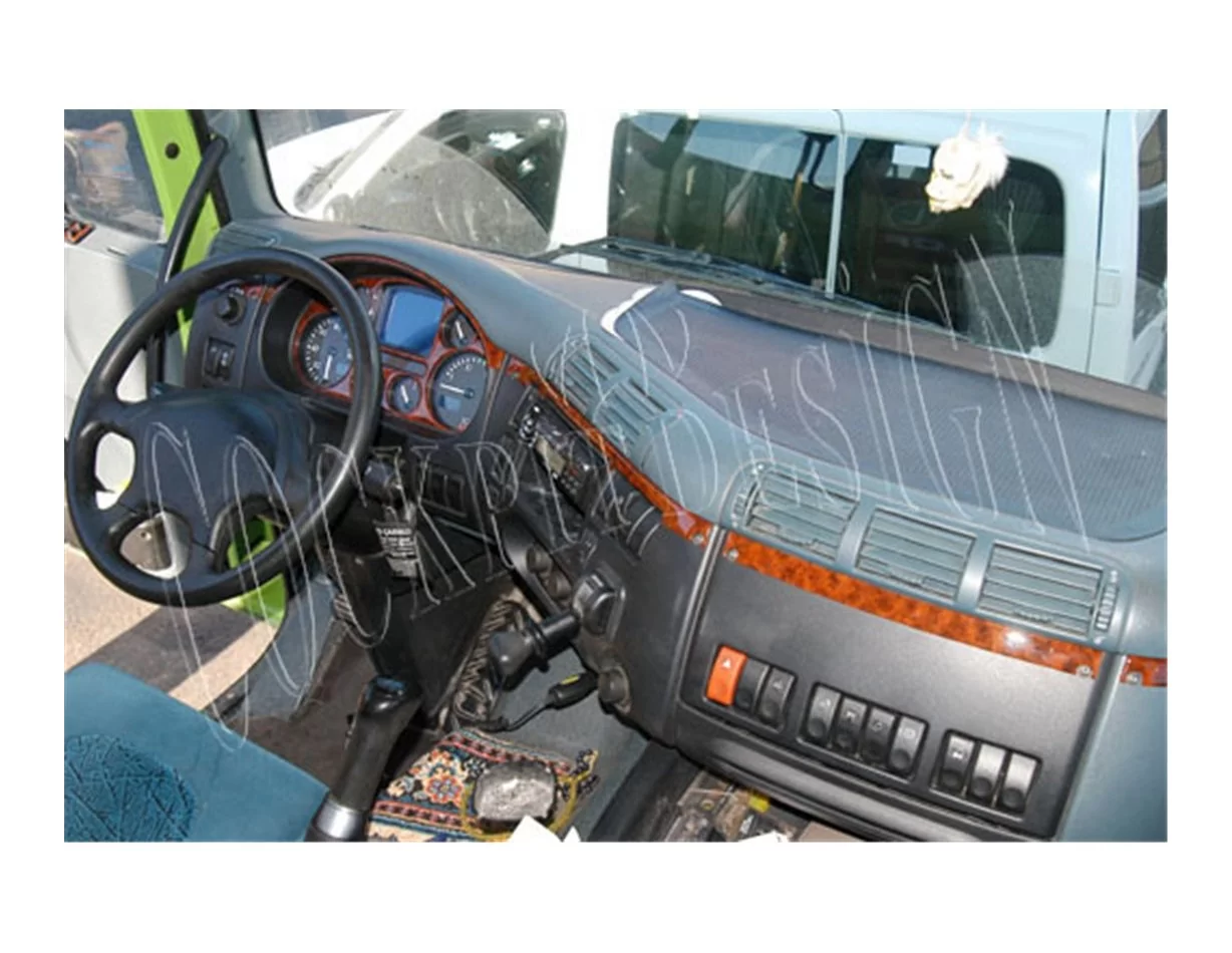 Daf CF 03.01-12.11 Súprava obloženia palubnej dosky 3D interiéru Dekorácia palubnej dosky 16 dielov - 1