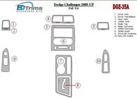 Dodge Challenger 2008-UP Kompletná súprava interiéru BD Dash Trim Kit - 1