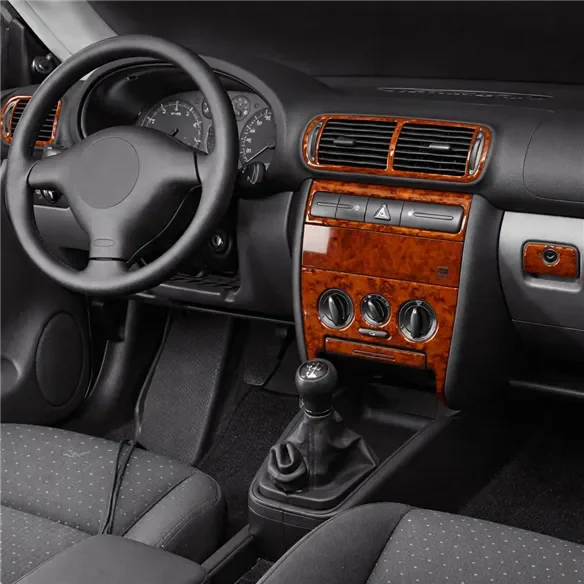 Seat Toledo-Leon 1M 1999–2004 3D sada dekorov interiéru palubnej dosky 15-dielna