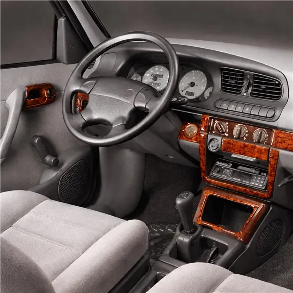 Skoda Felicia 1995–1999 3D sada dekorov interiéru palubnej dosky 15-dielna