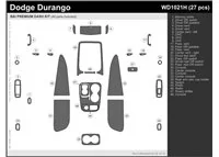 Dodge Durango 2011-UP Interiér BD Dash Trim Kit - 2