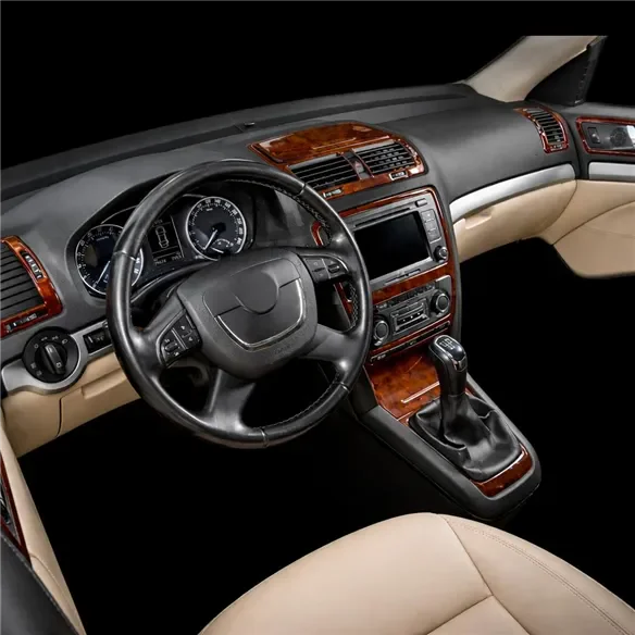 Skoda Yeti od 2010 3D sada dekorov interiéru palubnej dosky 36-dielna