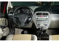 Fiat Grande Punto 08.2005 Súprava obloženia palubnej dosky interiéru 3D Dekor 16 dielov - 1