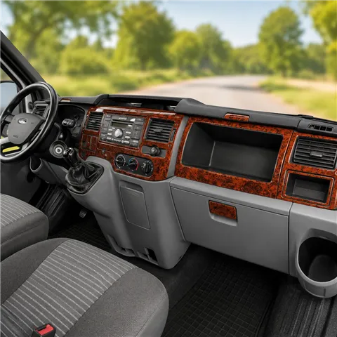 Ford Transit 2010–2014 3D sada dekorov interiéru palubnej dosky 24-dielna 2