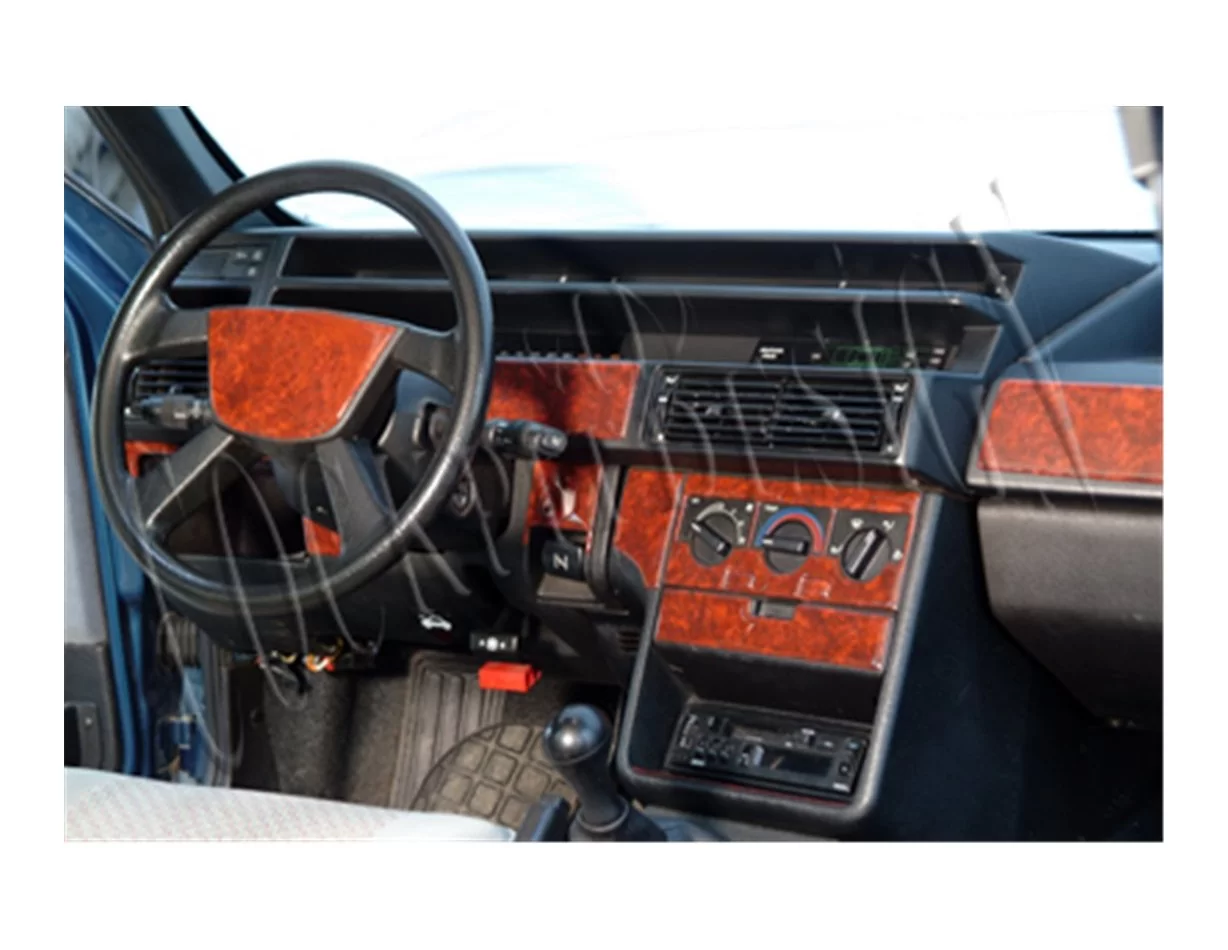 Fiat Tempra 01.91-05.95 Súprava obloženia palubnej dosky interiéru 3D Dekor na palubnú dosku 21 dielov - 1
