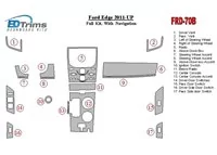 Kompletná súprava Ford Edge 2011-UP s vnútornou súpravou NAVI BD Dash Trim Kit - 1 Kompletná súprava Ford Edge 2011-UP s vnútornou súpravou NAVI BD Dash Trim Kit - 1