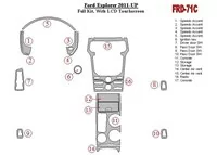 Ford Explorer 2011-UP So senzorovou obrazovkou Interiér BD Dash Trim Kit - 1 Ford Explorer 2011-UP So senzorovou obrazovkou Interiér BD Dash Trim Kit - 1