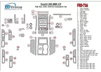 Kompletná sada Ford F-150 2009-UP vhodná pre 2-? a 4-? Verzie dverí Interiér BD Dash Trim Kit - 1 Kompletná sada Ford F-150 2009-UP vhodná pre 2-? a 4-? Verzie dverí Interiér BD Dash Trim Kit - 1