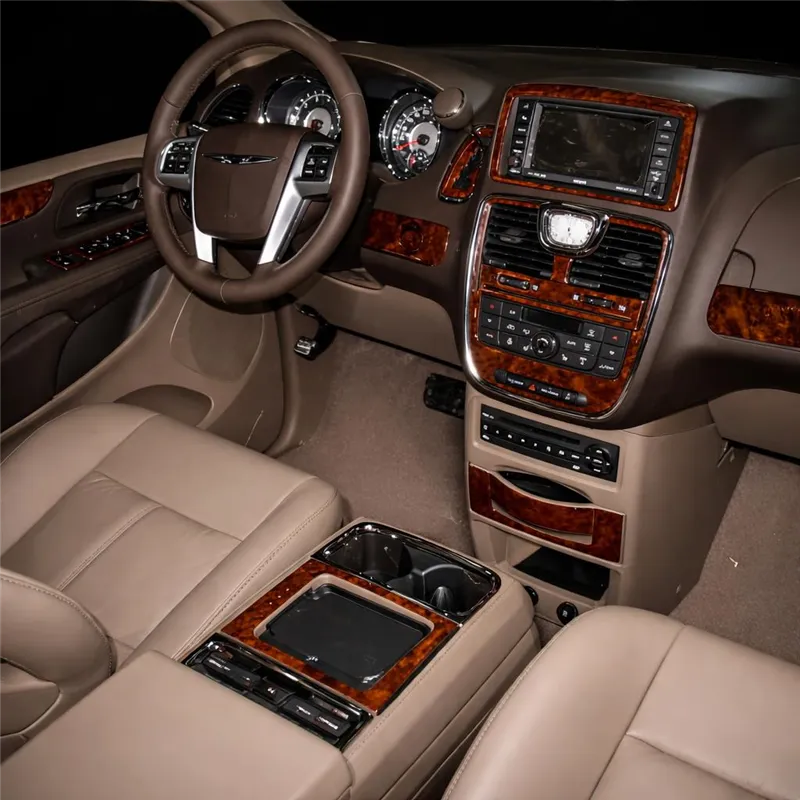 Chrysler Grand Voyager 2011–2016 3D sada dekorov interiéru palubnej dosky 18-dielna