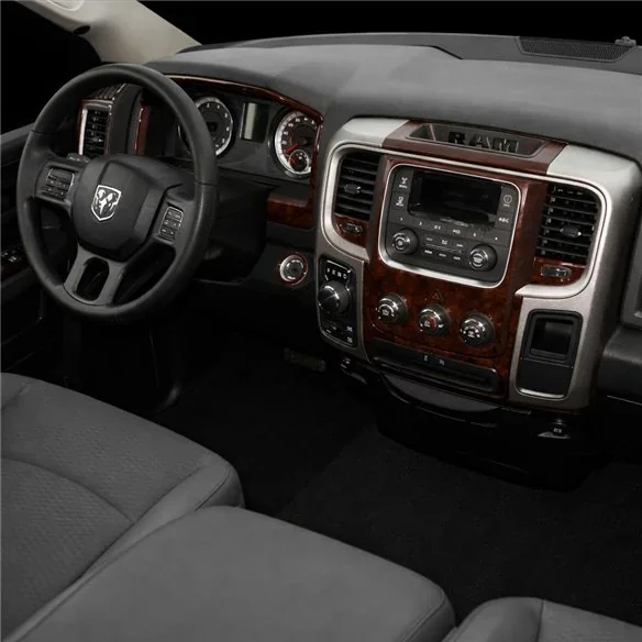 Dodge Ram 2016-2018 kompletný s dotykovým displejom, s prednými športovými sedadlami, 65 Pcs 3D dekor palubnej dosky