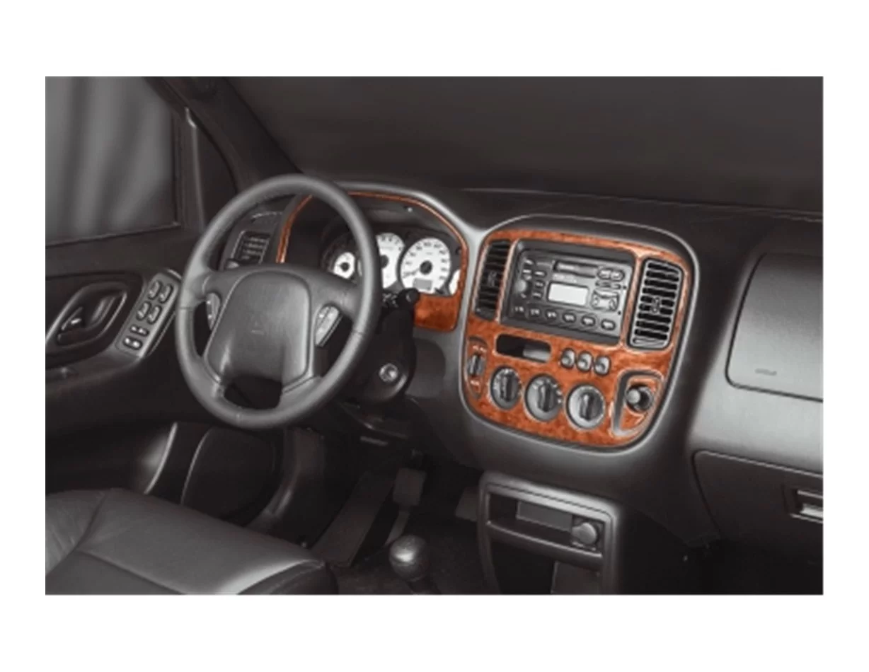 Ford Maverick 01.2001 3D súprava obloženia palubnej dosky interiéru 6-dielna súprava obloženia palubnej dosky - 1