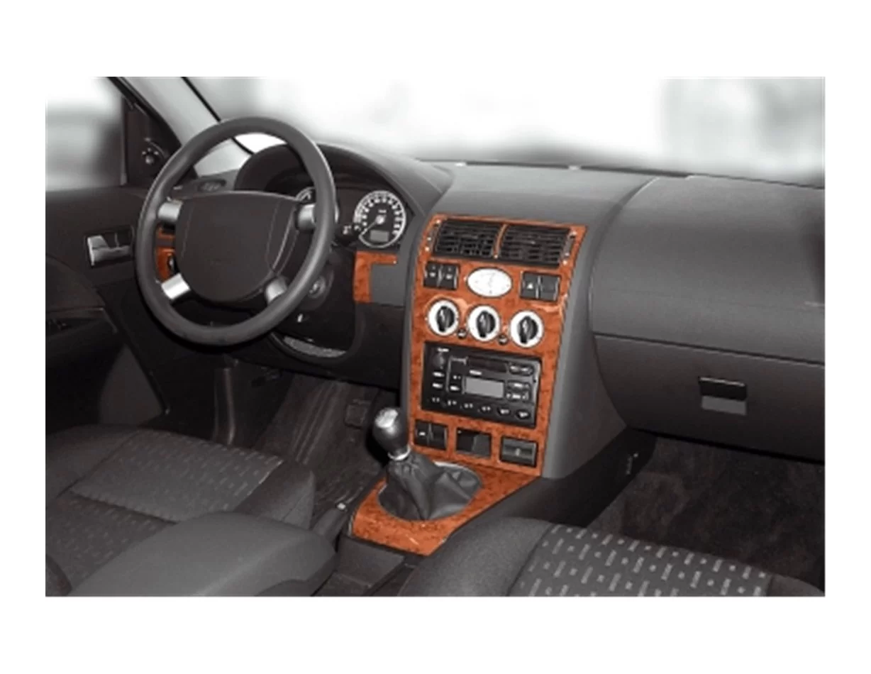 Ford Mondeo 10.00-05.03 3D súprava obloženia palubnej dosky interiéru 8-dielna súprava obloženia palubnej dosky - 1