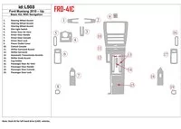 Základná sada Ford Mustang 2010-UP, s NAVI interiérovou súpravou BD Dash Trim Kit - 1 Základná sada Ford Mustang 2010-UP, s NAVI interiérovou súpravou BD Dash Trim Kit - 1