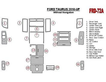 Ford Taurus 2010-UP Súprava obloženia interiéru BD Dash - 1