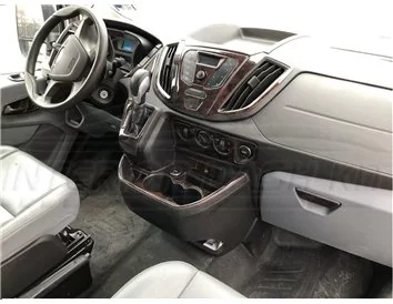 Ford Transit Dlux 01.2014 Súprava obloženia palubnej dosky 3D interiéru Dekorácia palubnej dosky 20 dielov - 3