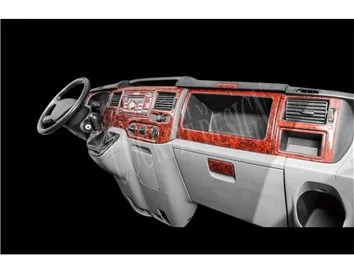 Ford Transit Journey 09.06.-08.10 Súprava obloženia palubnej dosky 3D interiéru Dekorácia palubnej dosky 23 dielov - 1