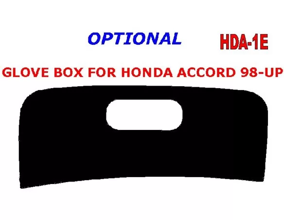 Honda Accord 1998-2000 žiariaca skrinka Interiér BD Dash Trim Kit - 1