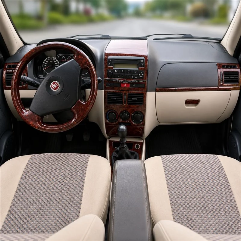 Fiat Albea 2005+ 3D dekor palubnej dosky, 11 dielov