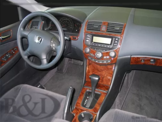 Kompletná súprava Honda Accord 2003-2007 s interiérom navigačného systému BD Dash Trim Kit - 1 Kompletná súprava Honda Accord 2003-2007 s interiérom navigačného systému BD Dash Trim Kit - 1