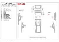 Základná súprava Honda Accord 2013-UP so súpravou obloženia interiéru NAVI BD - 1 Základná súprava Honda Accord 2013-UP so súpravou obloženia interiéru NAVI BD - 1