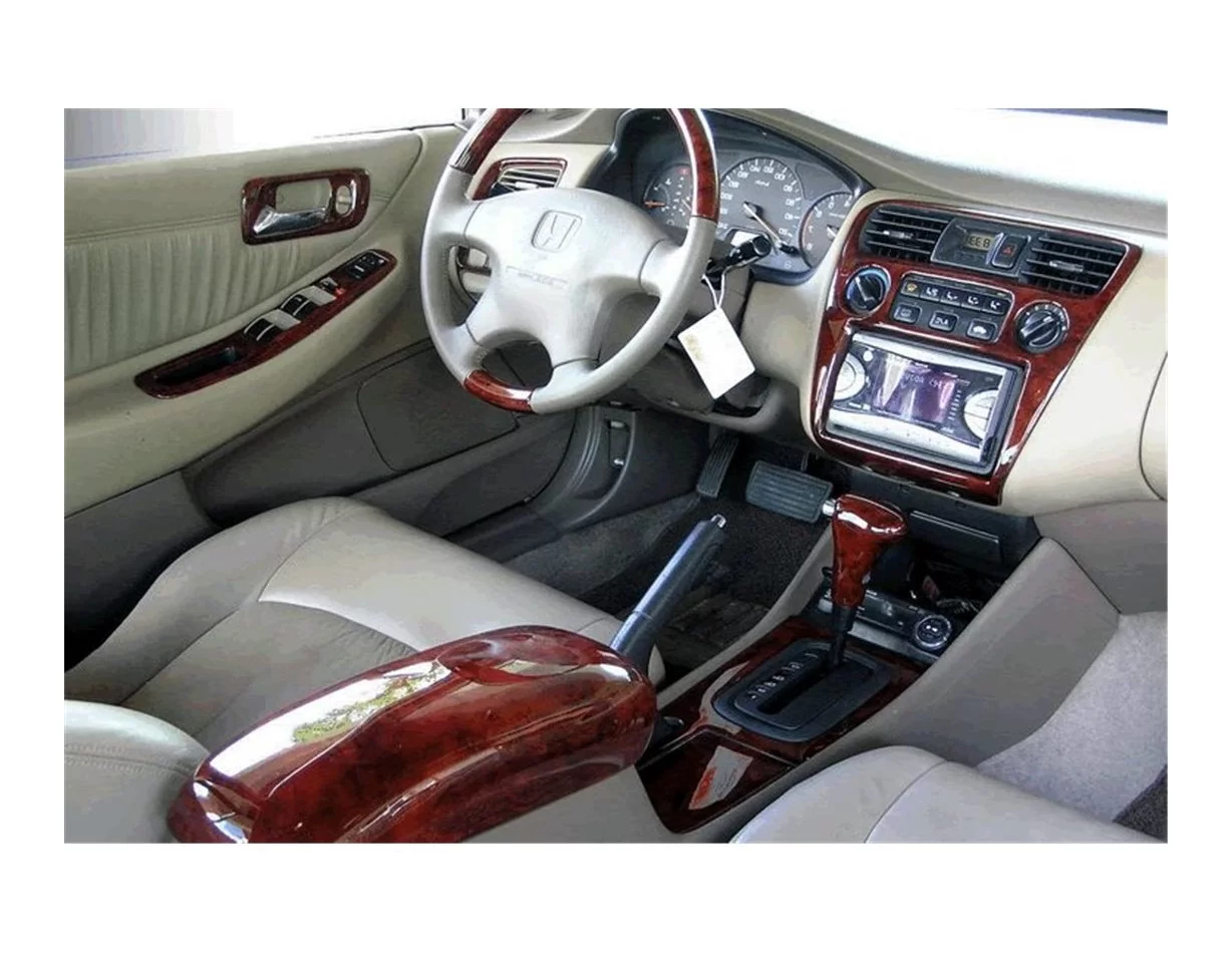 Honda Accord Euro 06.98-02.02 3D Súprava obloženia palubnej dosky interiéru Dekorácia palubnej dosky 11 dielov - 1