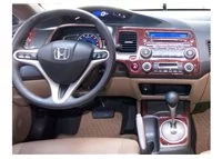 Honda Civic 06.06-12.11 Súprava obloženia palubnej dosky 3D interiéru Dekorácia palubnej dosky 16 dielov - 1