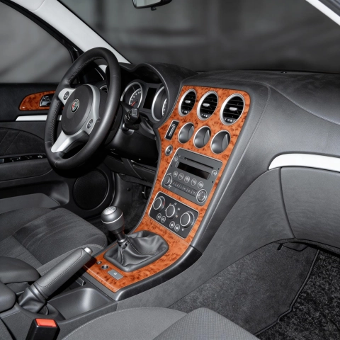 Alfa Romeo 159 2005+ 3D dekor palubnej dosky, 8 dielov 2