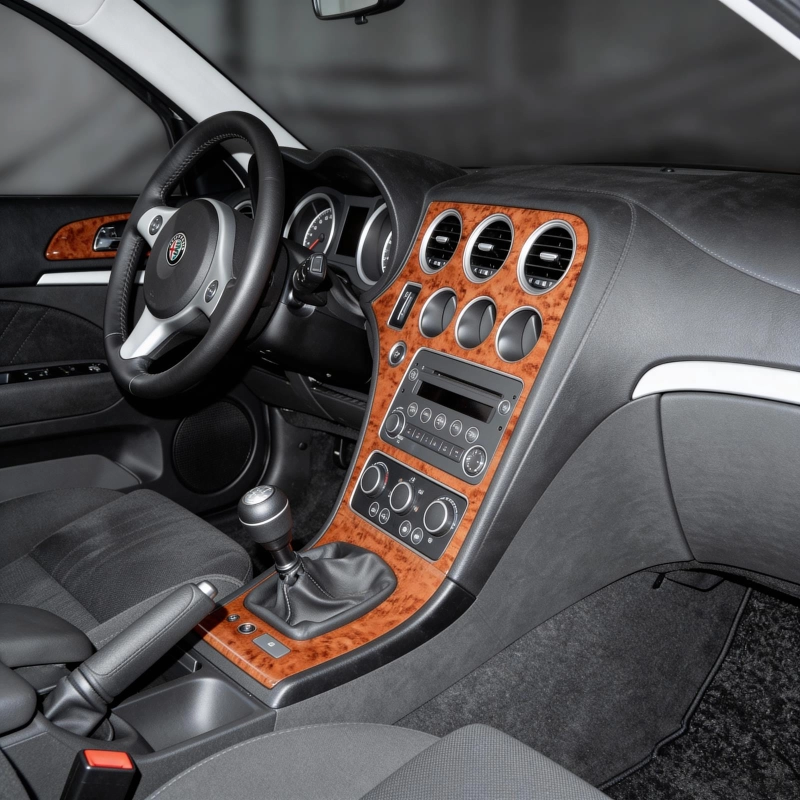 Alfa Romeo 159 2005+ 3D dekor palubnej dosky, 8 dielov