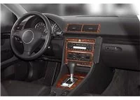 Audi A4 B6 Typ 8E-8H 10.2000 Súprava obloženia palubnej dosky 3D interiéru Dekorácia palubnej dosky 11 dielov - 1