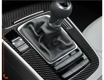 Audi A4 B8 Typ 8K 2009-2015 Súprava obloženia palubnej dosky 3D interiéru Dekorácia palubnej dosky 1-2 diely - 2