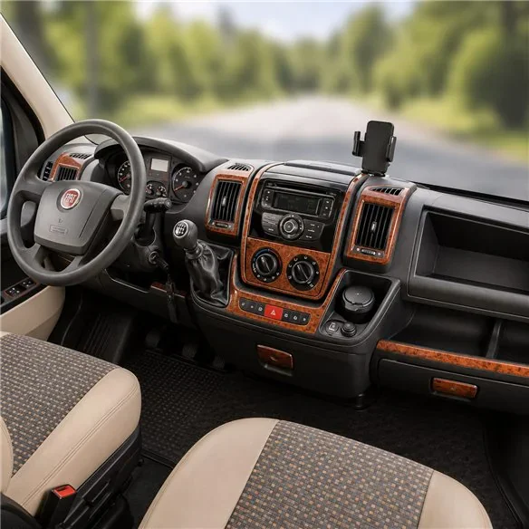 Fiat Ducato 2006+ 3D dekor palubnej dosky, 23 dielov