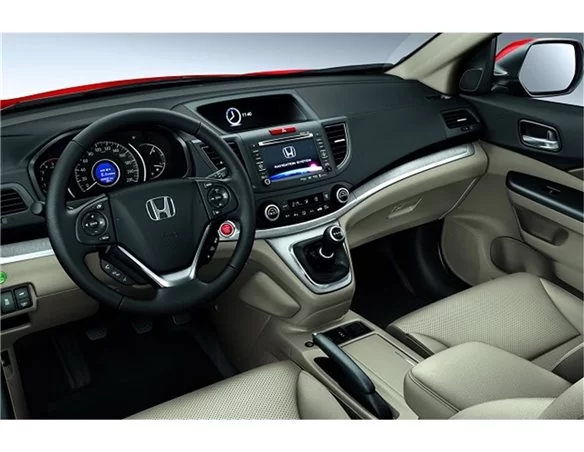 Honda CR-V 4X4 01.2014 Súprava obloženia palubnej dosky 3D interiéru Dekorácia palubnej dosky 8 dielov - 1