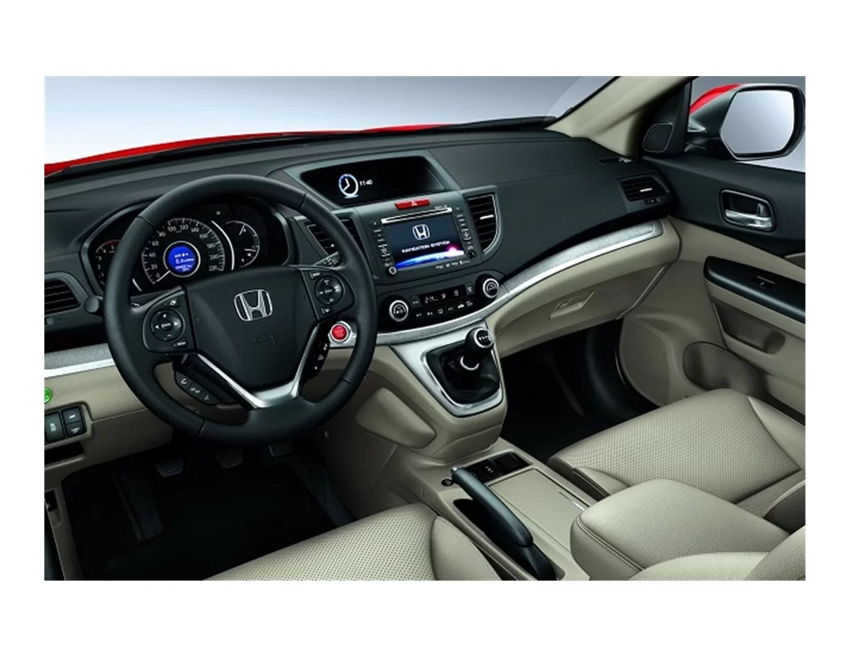 Honda CR-V 4X4 01.2014 Súprava obloženia palubnej dosky 3D interiéru Dekorácia palubnej dosky 8 dielov - 1