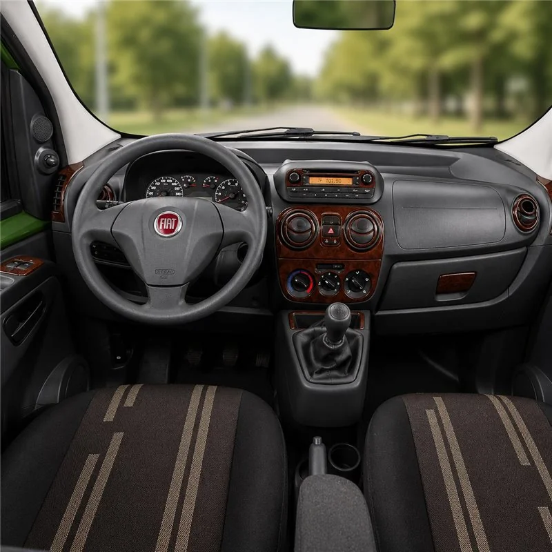 Fiat Fiorino 2008+ 3D dekor palubnej dosky, 27 dielov