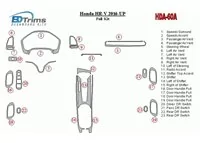 Honda HR-V 2016-UP Kompletná súprava interiéru BD Dash Trim Kit - 1 Honda HR-V 2016-UP Kompletná súprava interiéru BD Dash Trim Kit - 1