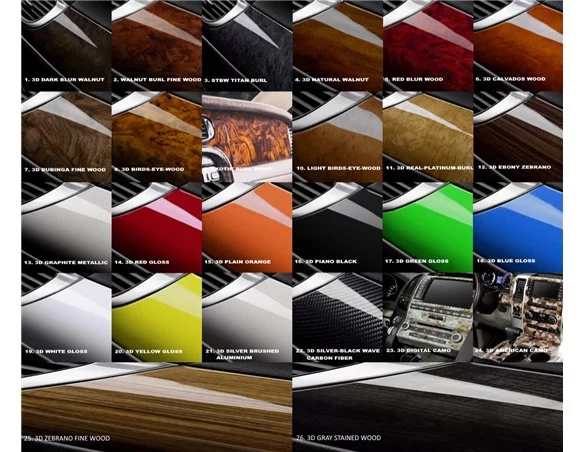 Honda Odyssey 2011-2013 Kompletná sada, DVD s 12 audio reproduktormi Interiér BD Dash Trim Kit - 1