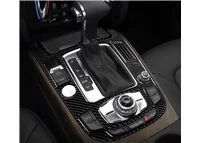 Audi A4 B8 Typ 8K 2009-2015 Súprava obloženia palubnej dosky 3D interiéru Dekorácia palubnej dosky 34 dielov - 2