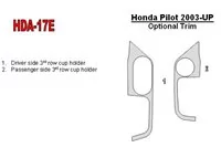 Honda Pilot 2003-2004 Držiak pohára v 3. rade interiéru BD Dash Trim Kit - 1