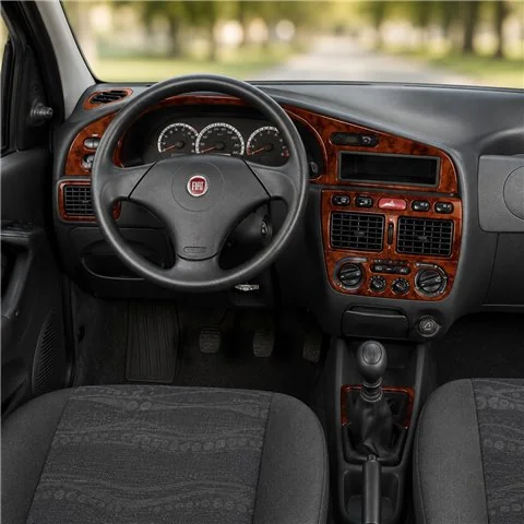 Fiat Palio Weekend 1998-2002 3D dekor palubnej dosky, 12 dielov