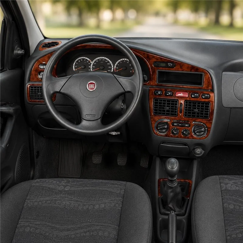 Fiat Palio Weekend 1998-2002 3D dekor palubnej dosky, 12 dielov