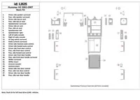 Hummer H2 2003-2007 Základná súprava interiéru BD Dash Trim Kit - 3 Hummer H2 2003-2007 Základná súprava interiéru BD Dash Trim Kit - 3
