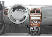 Hyundai Accent 01.01-12.05 3D súprava obloženia palubnej dosky interiéru 14-dielna súprava obloženia palubnej dosky - 1 Hyundai Accent 01.01-12.05 3D súprava obloženia palubnej dosky interiéru 14-dielna súprava obloženia palubnej dosky - 1