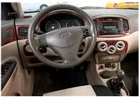 Hyundai Accent Era 01.06-12.10 Súprava obloženia palubnej dosky 3D interiéru Dekorácia palubnej dosky 21 dielov - 1 Hyundai Accent Era 01.06-12.10 Súprava obloženia palubnej dosky 3D interiéru Dekorácia palubnej dosky 21 dielov - 1
