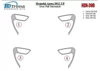 Hyundai Azera 2012-UP Súprava obloženia dverí interiéru BD Dash - 1