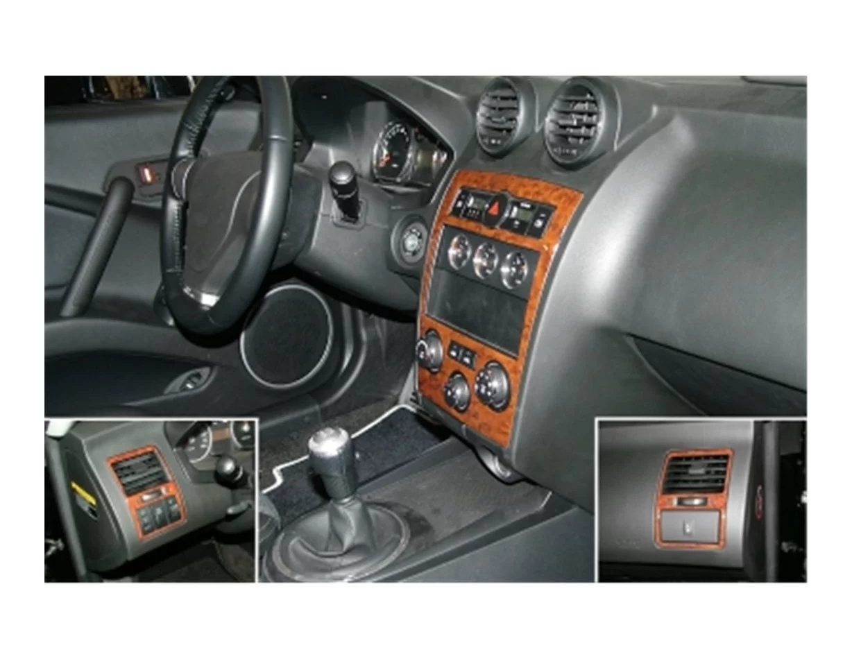Hyundai Coupe 02.05-12.08 3D súprava obloženia palubnej dosky interiéru 5-dielna súprava obloženia palubnej dosky - 1
