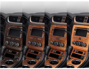 Kompletná sada Hyundai Elantra 2011-UP so systémom NAVI Interiér BD Dash Trim Kit - 2