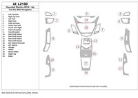 Kompletná súprava Hyundai Elantra 2014-UP s vnútornou súpravou NAVI BD Dash Trim Kit - 1 Kompletná súprava Hyundai Elantra 2014-UP s vnútornou súpravou NAVI BD Dash Trim Kit - 1