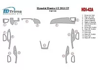 Hyundai Elantra GT 2013-UP Kompletná súprava interiéru BD Dash Trim Kit - 1 Hyundai Elantra GT 2013-UP Kompletná súprava interiéru BD Dash Trim Kit - 1