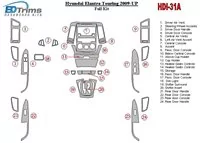 Hyundai Elantra Touring 2009-UP Kompletná súprava interiéru BD Dash Trim Kit - 1